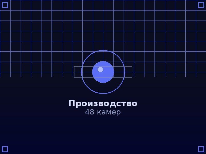 Производственный цех — 48 камер видеонаблюдения