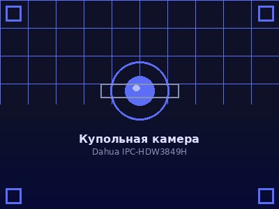 Купольная камера Dahua